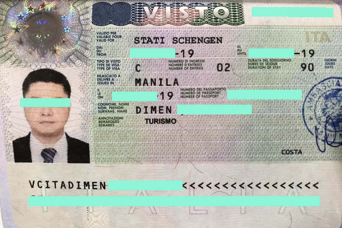 Italy Schengen Visa Requirements And Application Process